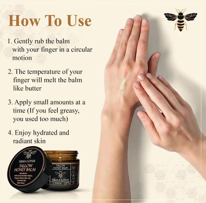 Terra Lotus Honey Balm™️ – Nutrición Profunda para una Piel Más Suave